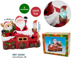 ENFEITE NATAL C LUZ CERAMICA