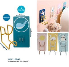 CABIDE DE PORTA AUTO ADESIVO