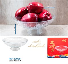 CENTRO DE MESA EM VIDRO