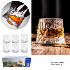 JG 6 COPOS  P/ WHISKY 200ML