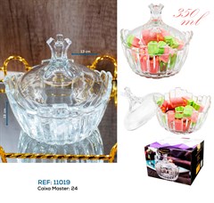 BOMBONIER  DECORATIVO VIDRO