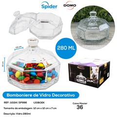 BOMBONIERE VIDRO  280ML