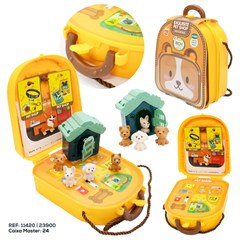 MOCHILA PET SHOP 11 PCS