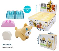 BLOCOS DE MONTAR CACHORRO 5PCS