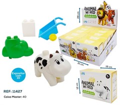 BLOCOS DE MONTAR VACA 4 PCS
