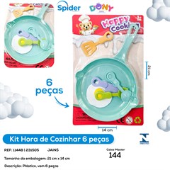 KIT HORA DE COZINHAR 6PCS