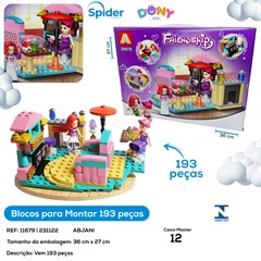 BLOCOS 195PCS PARA MONTAR FRIENDSHIP