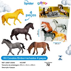 CAVALOS EMBORRACHADOS 4PCS
