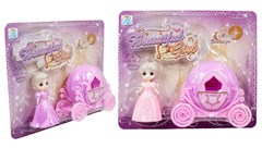 BONECA COM CARRUAGEM