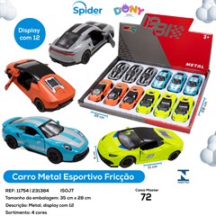 CARRO METAL ESPORTIVO