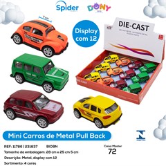 METAL CARRINHO PULL BACK