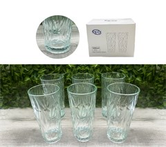 JOGO 6 COPOS DE VIDRO 300ML