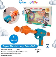 PISTOLA LANCA BOLINHAS SOFT