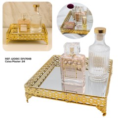 BANDEJA QUADRADA ESPELHADA