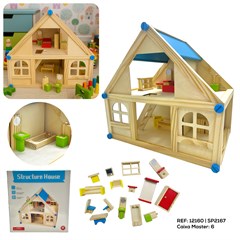 CASA DE MADEIRA EDUCATIVA