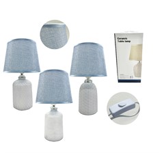 ABAJUR COM BASE DE CERAMICA