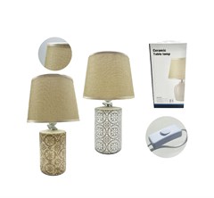 ABAJUR COM BASE DE CERAMICA