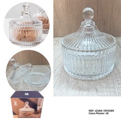 POTICHE VIDRO DECORATIVO