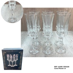 JOGO  6 TACAS DE VIDRO 170ML