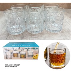 KIT 6 COPOS DRINK 240ML VIDRO