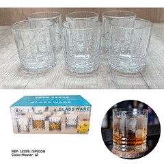 KIT 6 COPOS DRINK 240ML VIDRO