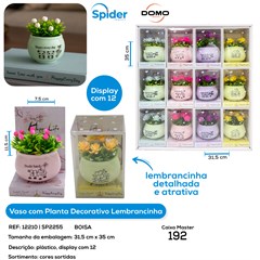 VASO DECORATIVO LEMBRANCINHA