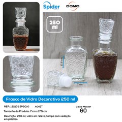 FRASCO DECORATIVO 250ML