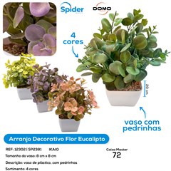 ARRANJO DECORATIVO FLOR EUCALI