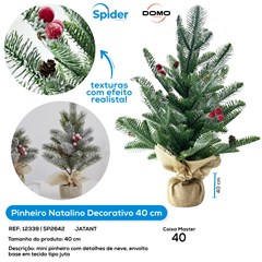 ARVORE PINHEIRO NATALINO 40CM