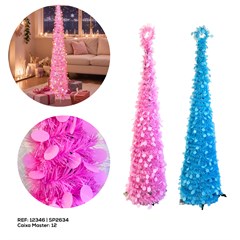 ARVORE NATAL 120CM COLORIDA