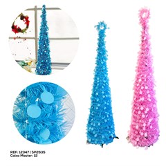 ARVORE NATAL 150CM COLORIDA