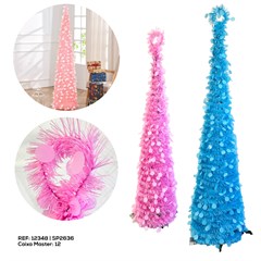 ARVORE NATAL 180CM COLORIDA