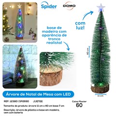 ARVORE DE NATAL DE MESA C/ LED