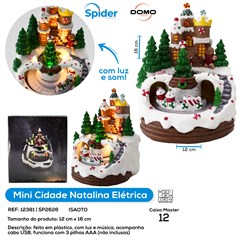 MUSICAL MINI CIDADE NATALINA ELETRICA