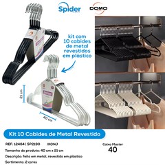 KIT 10 CABIDES METAL/SILICONE