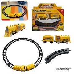 MINI FERROVIA A PILHA 8 PECAS