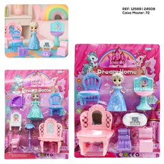 KIT PRINCESA E ACESSORIOS 7PCS