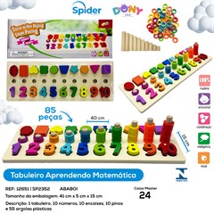 APRENDENDO MATEMATICA PRANCHA ENCAIXE