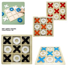 JOGO DA VELHA DE MADEIRA