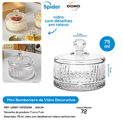 BOMBONIERE MINI DE VIDRO