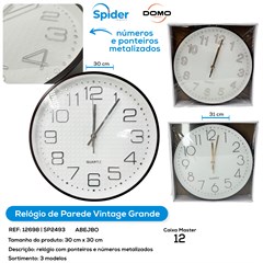 RELOGIO DE PAREDE VINTAGE GRANDE