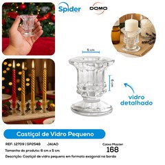 CASTICAL DE VIDRO PEQUENO
