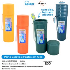 PORTA ESCOVA E PASTA COM ALCA