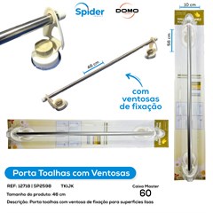 PORTA TOALHA COM VENTOSAS