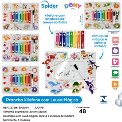 PRANCHA XILOFONE COM LOUSA MAGICA