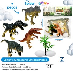 CONJUNTO DE DINOSSAUROS