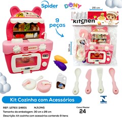 KIT COZINHA COM ACESSORIOS