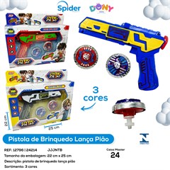 PISTOLA DE BRINQUEDO LANCA PEAO
