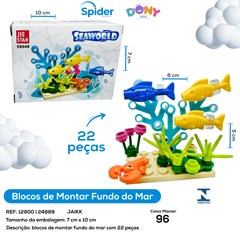 BLOCOS DE MONTAR FUNDO DO MAR