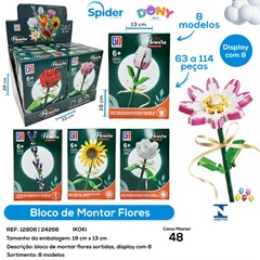 BLOCO DE MONTAR FLORES